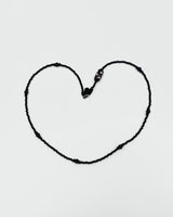 Dot necklace (black)