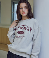 Signature Semi-Crop Sweatshirt_Oatmeal