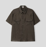 Rodin Wrinkle Two-Pocket Short Sleeve Shirt