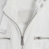 Hi-Lo Zipper Banded Jacket