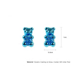 Petit Bear Earrings_Blue