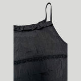 RUFFLE BUTTON DRESS