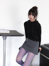 フーディーロングスリーブ (BLACK)
