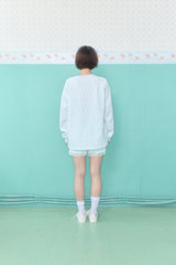 ココヘンリーネックワッフルトップ (MINT)
