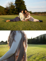DOT TURTLENECK LONG SLEEVE (BEIGE)