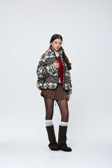 NORDEN FLEECE JACKET / BROWN