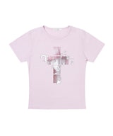 クロスキラTシャツ (ピンク) F26QB054