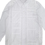  Exclusive patchwork shirt (white)