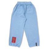 Applique STGM Pigment Washed Wide Jogger Pants Charcoal / Sky Blue
