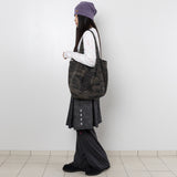 Twister Button Panel Beanie - Purple