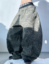 LEOPARD COTTON PANTS💛💚🧸 - 2 COLORS