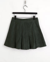 Belan golden pleated mini skirt