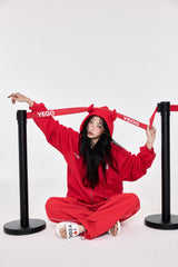 [BASIC] Devil Hoodie Red
