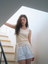 Soft Rayon Cardigan - Cream