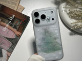 テルテルチャームセット ウィンタークリスマスツリーマット iPhoneケース