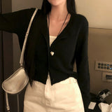 [BELLIDE MADE] Peanuts, buccul semi-cropped cardigan