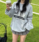 Lin's Vintage Lettering Hoodie