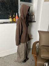 (3colors) cuty prison knit hoodie