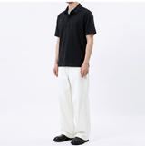 Cool Fit UV-Cut Collar T-shirt Black