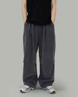 Needle pintuck balloon pants