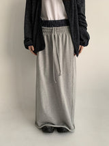 Wilke Cut Banding Long Skirt