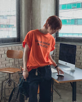 アトリエ レタリング ショート スリーブ Tシャツ