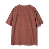 Untitled Heart Logo Pigment Wash Short Sleeve Brown