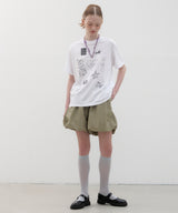 Nylon Balloon Shorts - Khaki