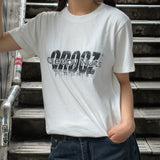 Collaboration Over Size T-shirt WHITE | Creepy Nuts × CROOZ