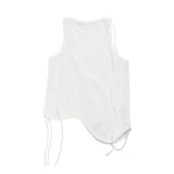 WAVE STRAP SLEEVELESS_WHITE