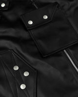 LEATHER BULLETPROOF GILE (Black)