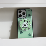 (SET) Clover_magsafe Epoxy smartphone case + Clover magsafe Tok 
