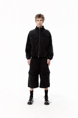VINTAGE HEAVY SWEAT JACKET (BLACK)