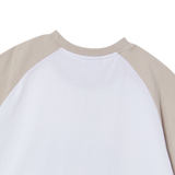 25SS SPACE RABBIT RAGLAN CROP SHORT SLEEVE T-SHIRT ESSENTIAL BEIGE