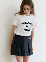 CARGO MINI SKIRT BLUE