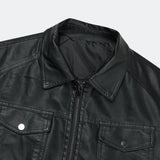 Slate trucker blazer jacket