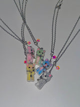 ギャングスターマーブルキャットネックレス (5color)