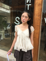 Roman Chiffon Blouse (2color)