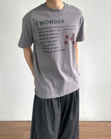 ワンダープリントショートスリーブTシャツ