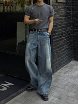 Lead waffle zipper short sleeve tee