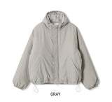 Milky Two Way String Hooded Padding