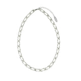 ベルベットチェーンネックレス [white]