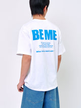 RABBIT T-SHIRT_White/Blue