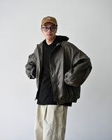 HVN CITY OVERSIZE LEATHER JACKET BB