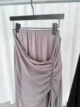 mute shirring skirts (2color)