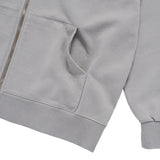 24FW ベーシックバイオウォッシングフーディージップアップ グレー【セットアップアイテムあり】