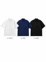 [SET] LMN Martin Air Cool Oversized Linen Shirt + Niel Air Cool Linen Bermuda Pants