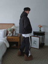  ASCLO Quilting Hood Padded Jumper (2color)