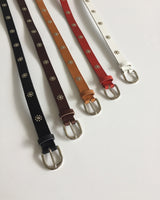 Horsebit leather belt(5color)