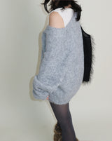 Kina Bendable Angora Fur Micro Shorts (Angora Fur Fabric)